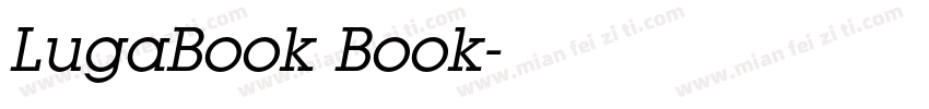 LugaBook Book字体转换